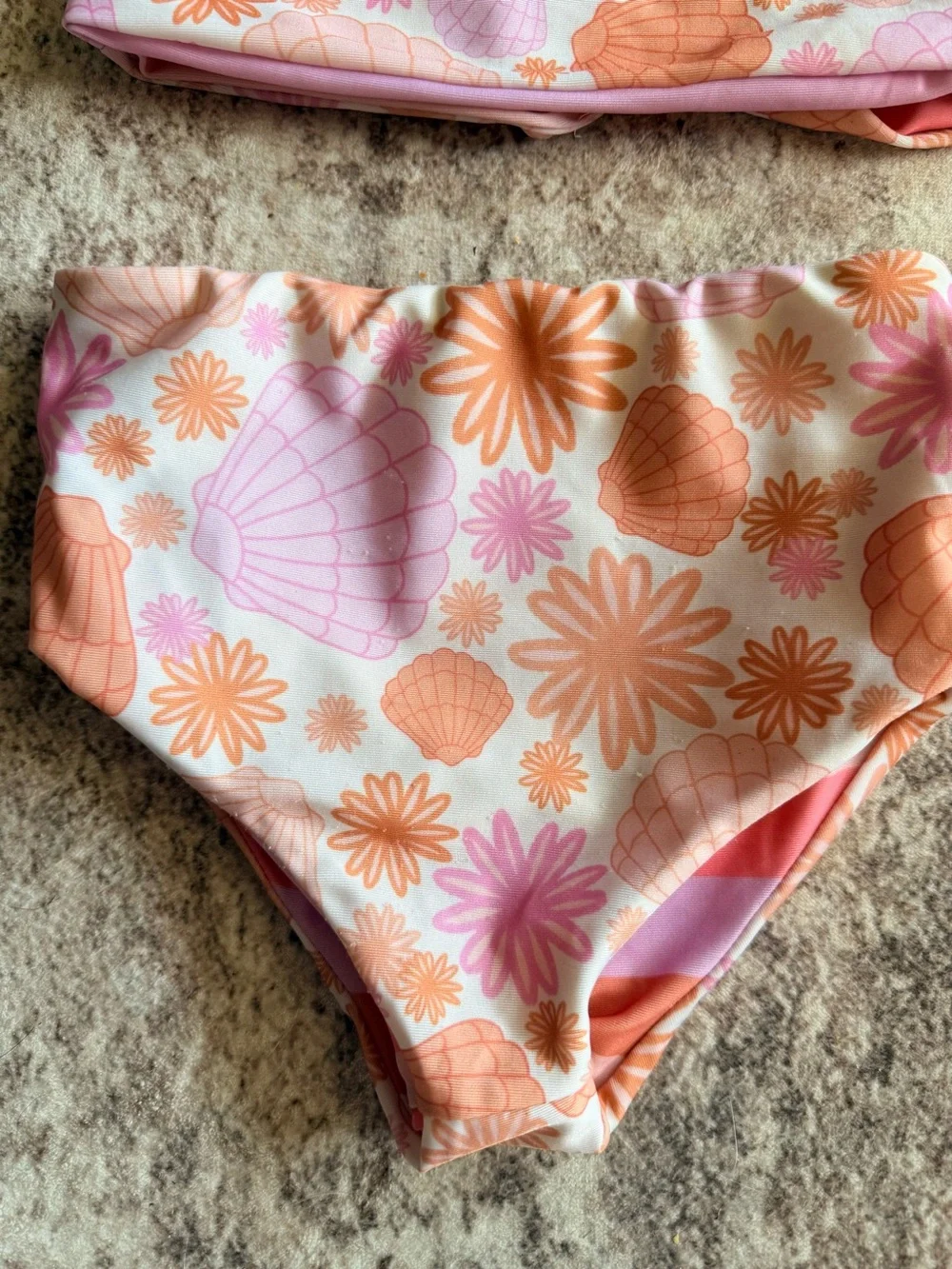 Half Moon Apparel girl’s Reversible Swimsuit